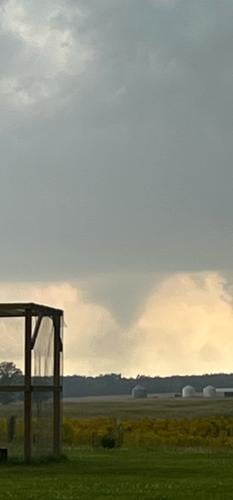 Carrier Mills funnel cloud