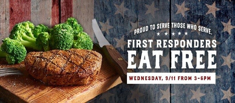 Logan s Roadhouse offering free meal to first responders in honor