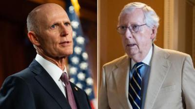 Rick Scott tells colleagues he will challenge Mitch McConnell for leader