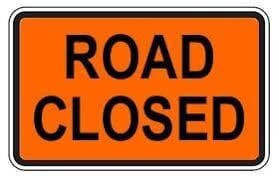 road closed