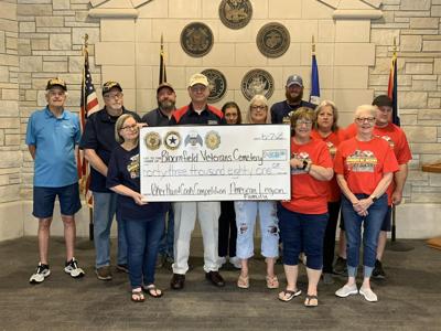 Bloomfield cemetery donation