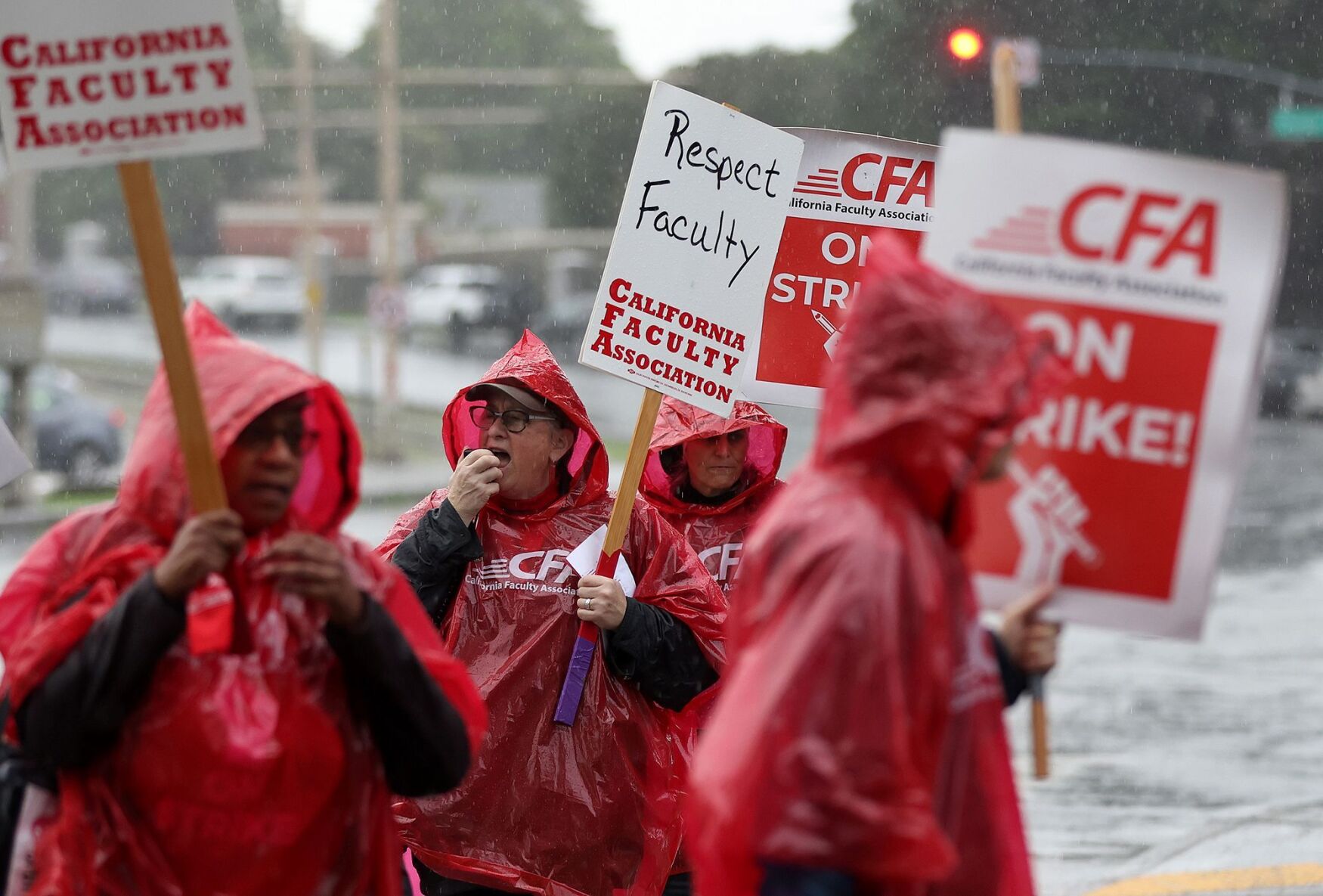 Thousands of faculty walk off the job at largest university system in US
