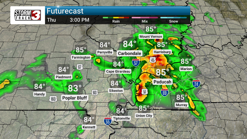 Multiple rounds of severe storms possible over the next few days