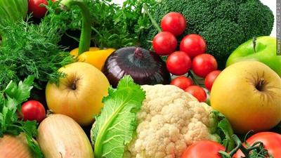 Fruits and vegetables
