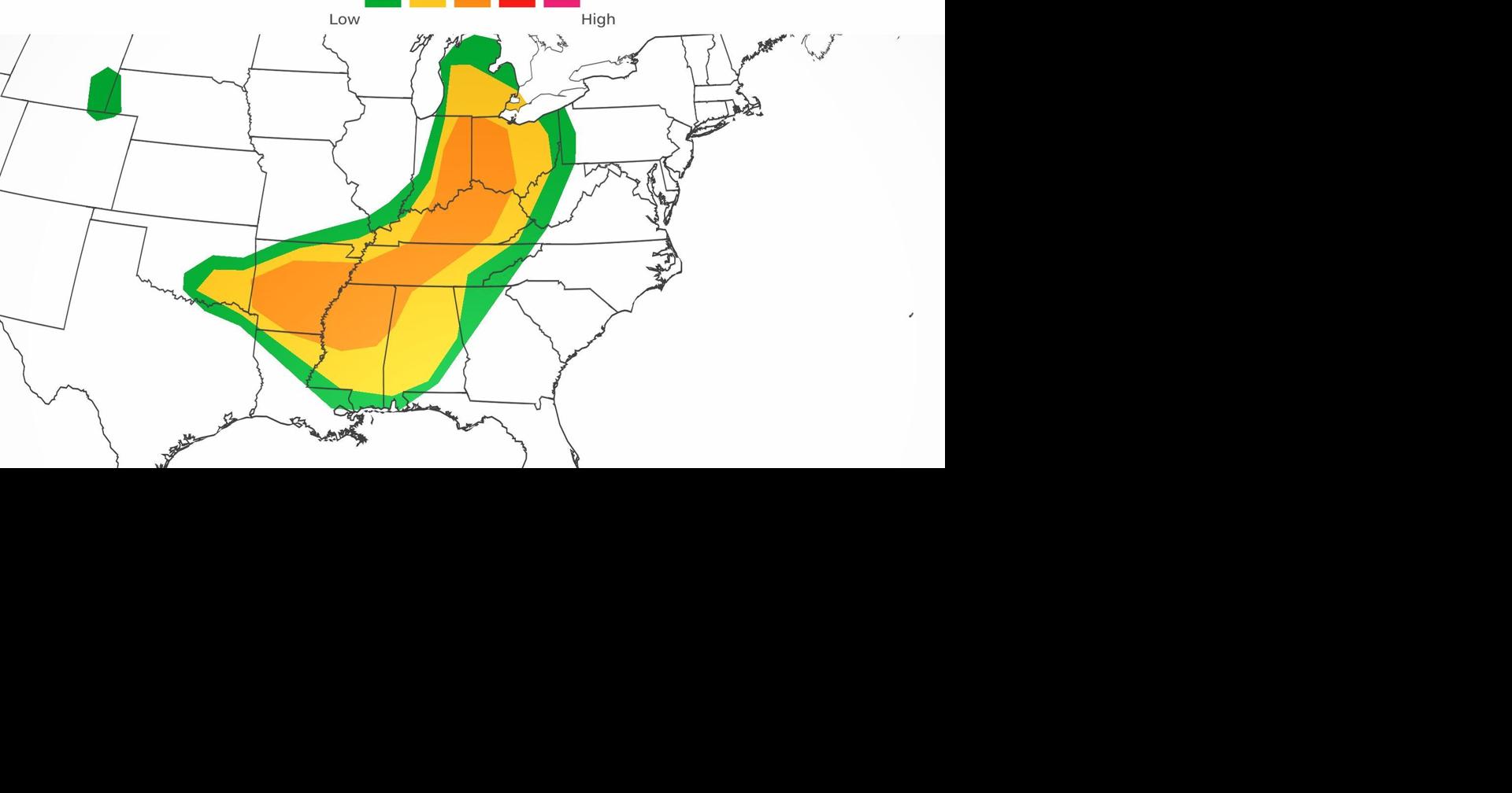 Powerful storms knock out power to more than 700,000 across South and