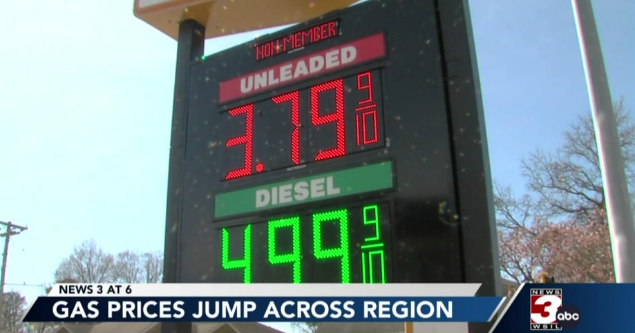 Higher Fuel Prices in Southern Illinois Impact Wallets and City Budgets