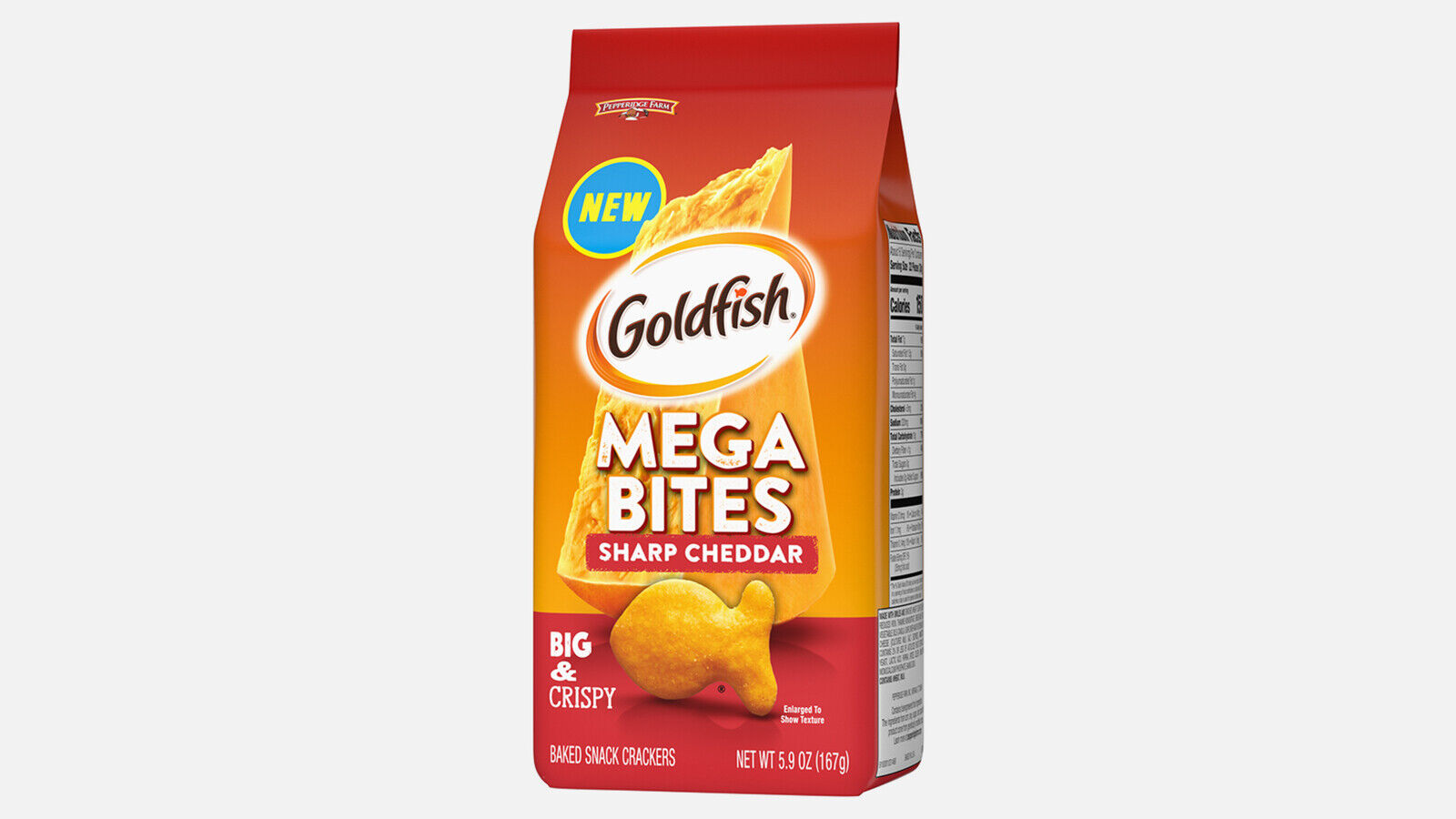 goldfish mega bites sharp cheddar