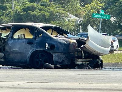 Burned Car in Carterville
