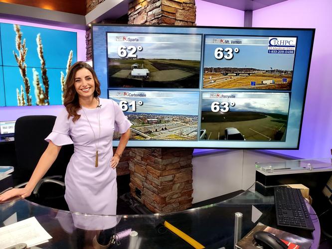 Jacie wearing purple for STEM