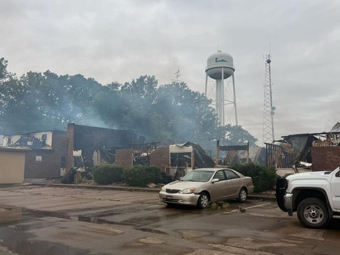Hotel fire in Ullin