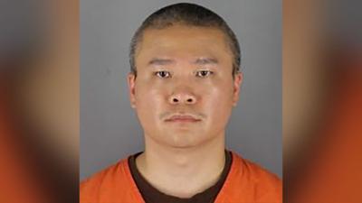 Officer who held back crowd during George Floyd's murder convicted of aiding and abetting manslaughter