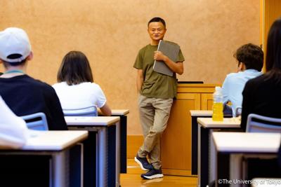 Alibaba founder Jack Ma gives first class as visiting professor at University of Tokyo as he retreats from tech empire