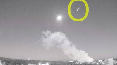 Meteor spotted