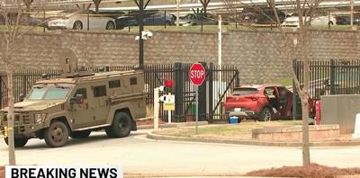 Police ID suspect after vehicle crashes into gate at the Atlanta FBI field office