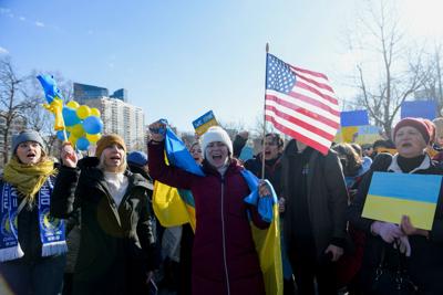 From rallies to boycotts, state governments and ordinary Americans back Ukraine while condemning Russia