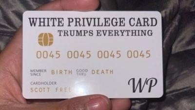 White Privilege Card Unity Point