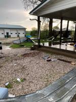 Family seeks shelter after tornado