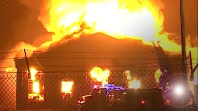 Interco Recycling Fire