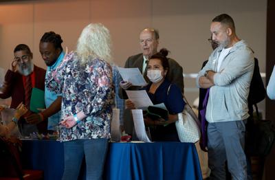 Job openings shrank more than expected in February in a positive sign for the Fed