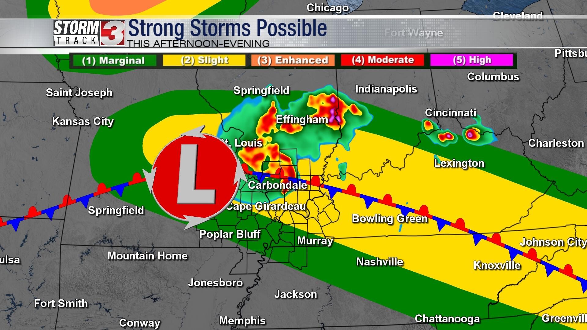 A Few Strong Storms Possible Later Thursday Afternoon | News | Wsiltv.com