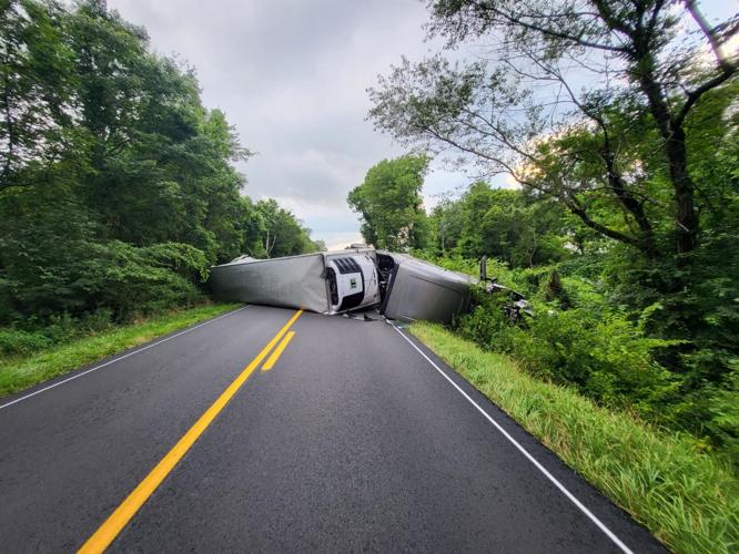 Blandville Semi Crash
