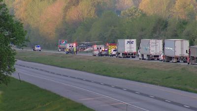 I-57 SB in Union County closed due to accident