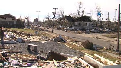 Residents react to local landmarks hit by tornado in Mayfield, KY