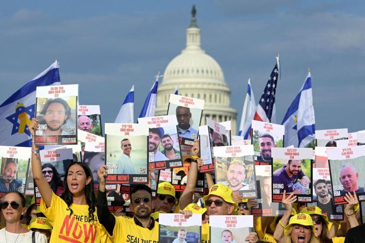 Families of hostages held in Gaza slam Netanyahu for leaving ceasefire deal out of Congress speech