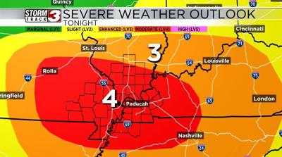 Severe risk map