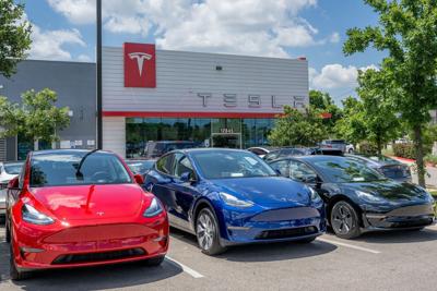 Tesla sales fall again as more automakers crowd electric vehicle market