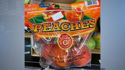Wawona brand peaches