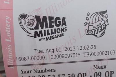 Mega Millions Ticket (Aug. 1, 2023)