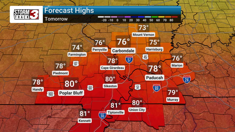 Severe threat has moved east with a couple of dry and nice days ahead