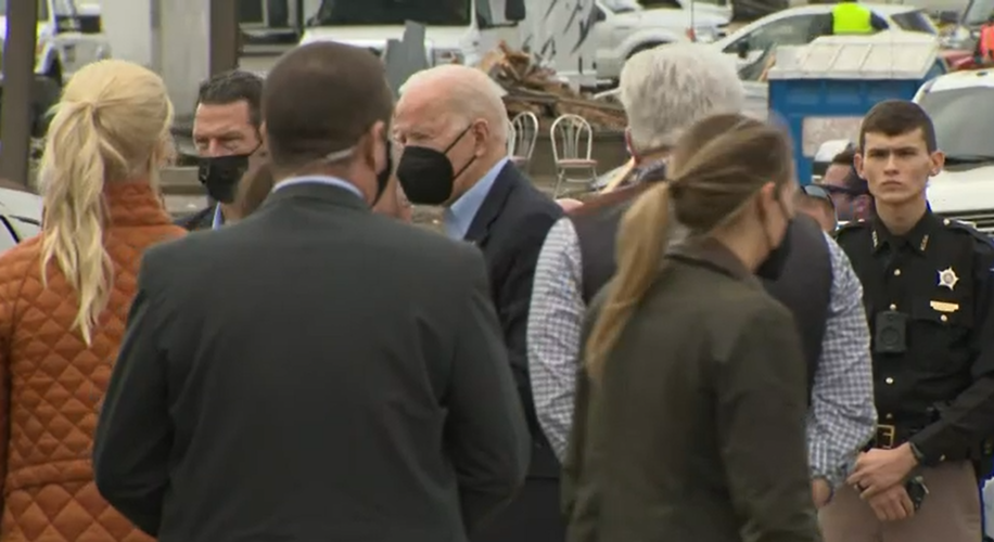 biden in mayfield