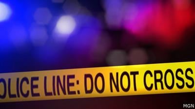 crime, crime scene tape, police lights