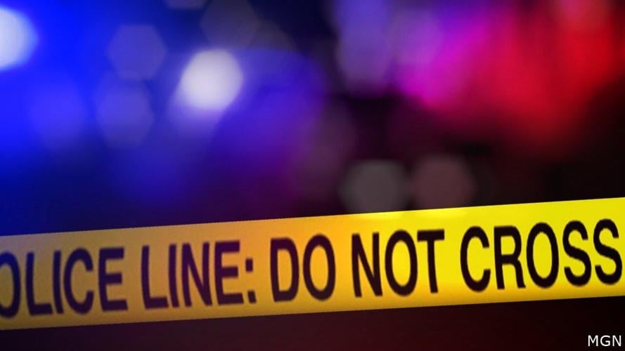 crime, crime scene tape, police lights