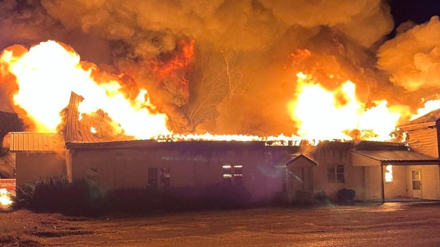 Old church fire