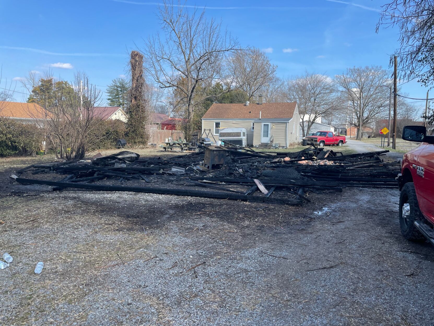 Benton Family's Garage Destroyed In Fire | News | Wsiltv.com