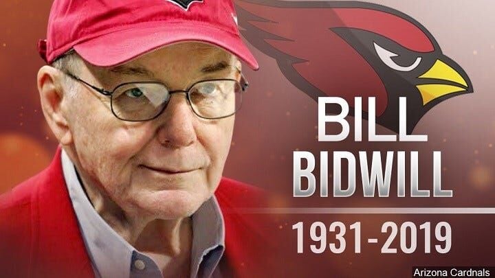 Longtime Cardinals owner William V. Bidwill dies at 88, News