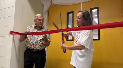 John Major Ribbon Cutting
