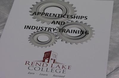 Rend Lake College promotes their Apprenticeship Works program during a roundtable