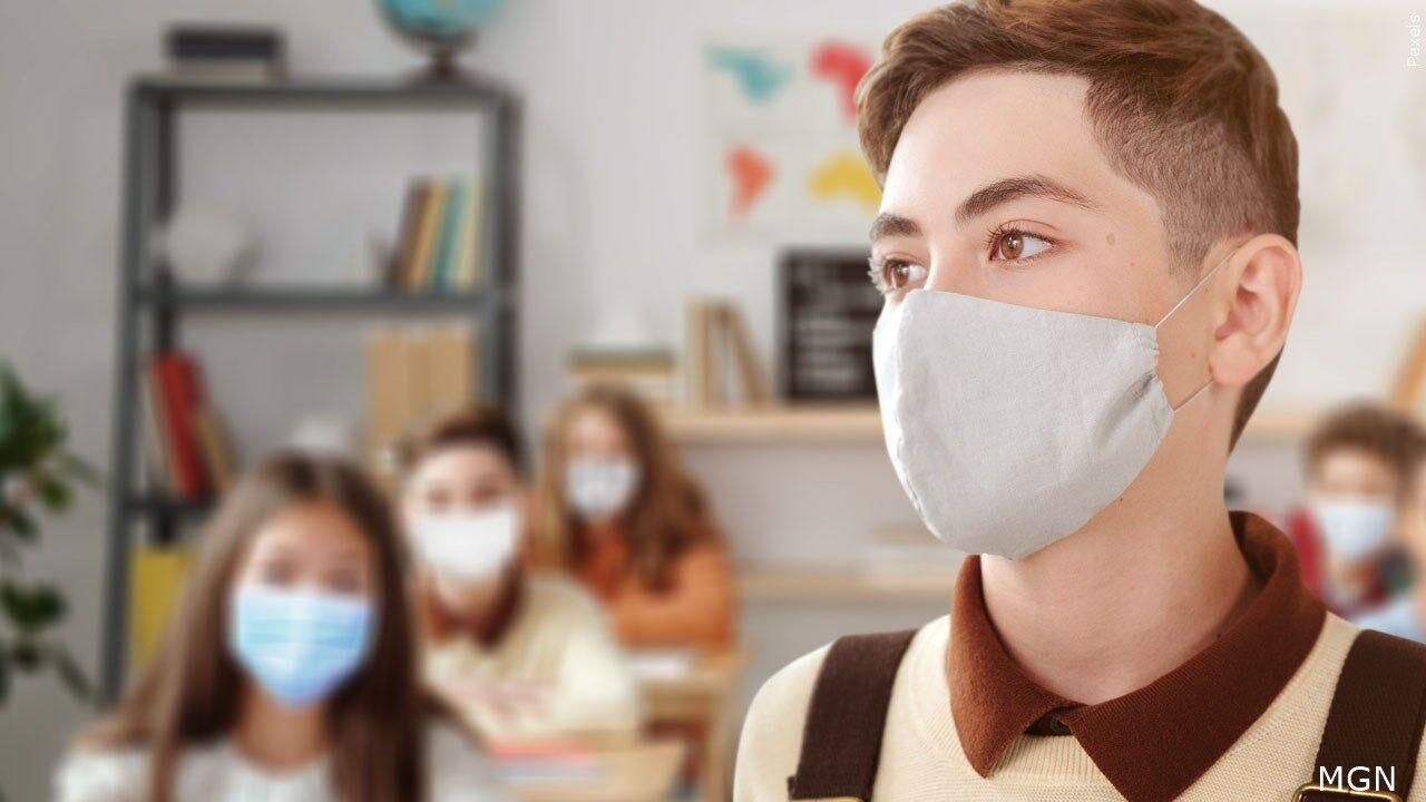 mask student school virus