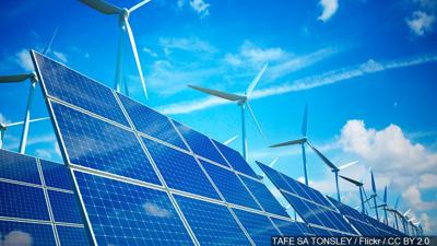 solar panels, renewable energy