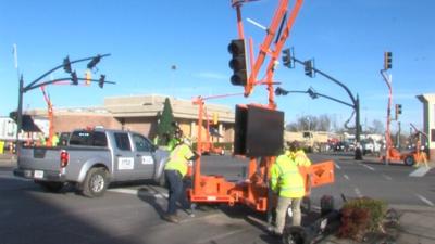 Temporary traffic stops placed in Mayfield, Kentucky
