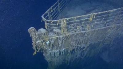 Titanic wreckage