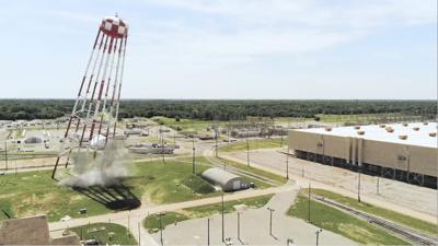 Water Tower destruction