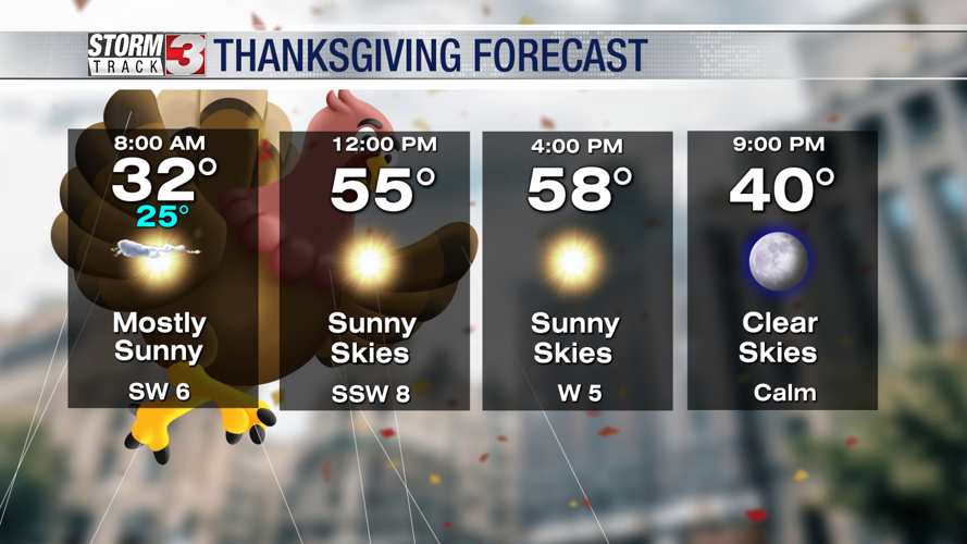 Thanksgiving forecast