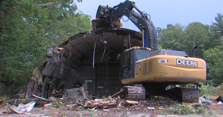 Last WWII-era Quonset Hut at SIU Being Demolished