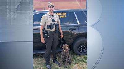 Lt. Jared Anthis and K9 Vader
