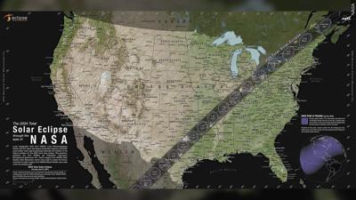 Solar Eclipse Path 2024 NASA